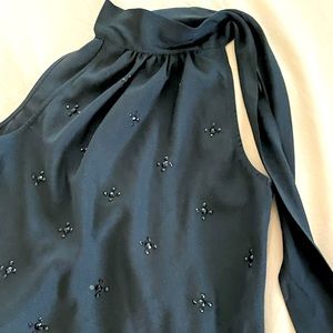 NY & Co. Neck tie Blouse